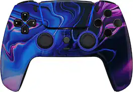 Custom Controllerzz - Custom Wireless Controller for PS5 - Blue & Purple Swirl