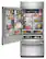 Left. KitchenAid - 36 in. Wide 20.8 cu. ft. Built-In Bottom Mount Refrigerator with Platinum Interior - Stainless Steel with PrintShield Finish.