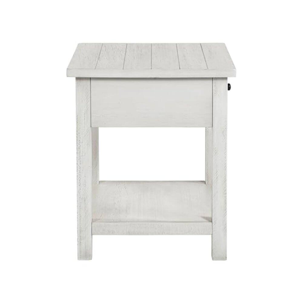 Alt View 4. Coaster Co. of America - Payne 3-piece Coffee and 1-drawer End Table Set White - White.