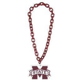 WinCraft - Mississippi State Bulldogs Big Chain Logo Necklace - Multicolor