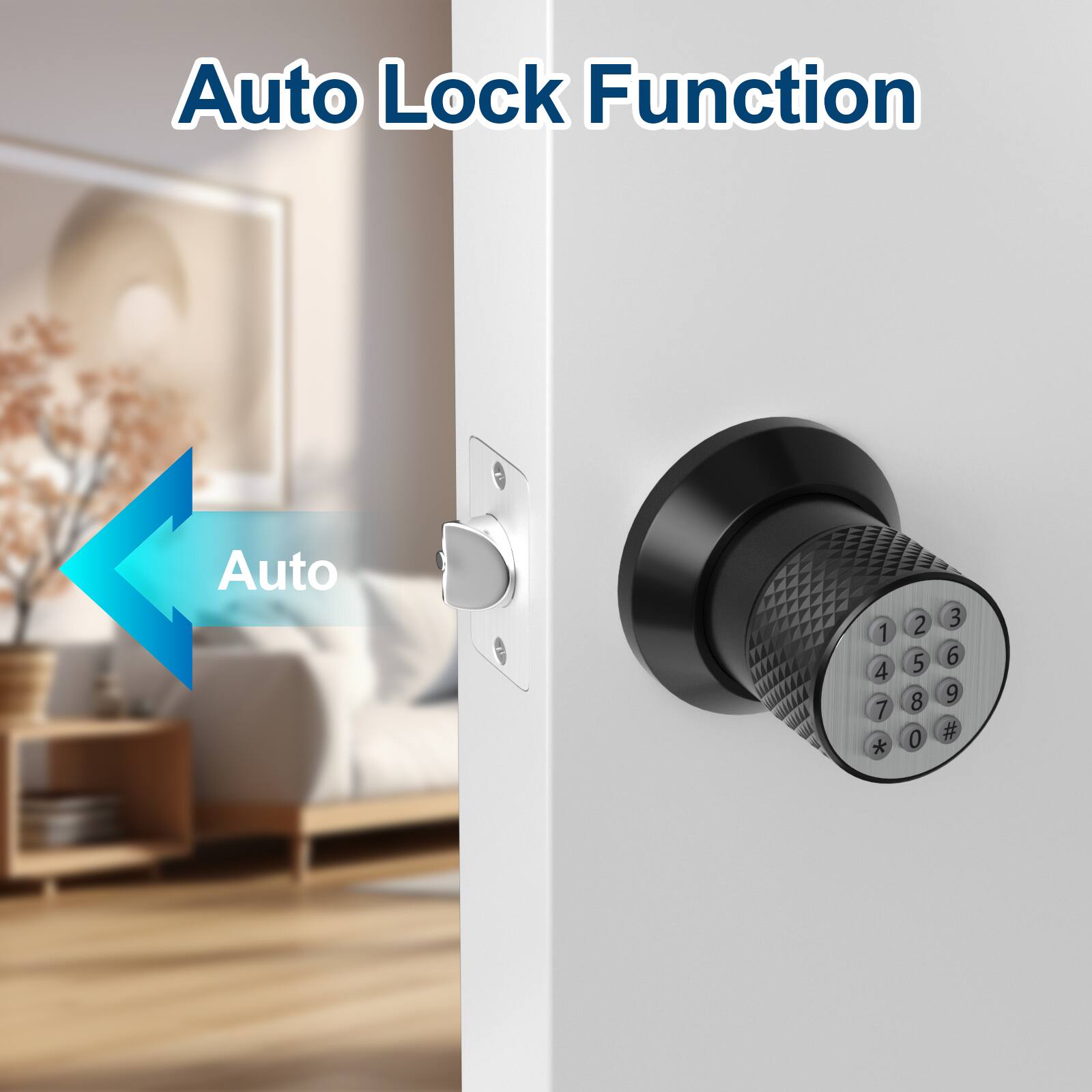 Auto Lock Function Auto 1 2 3 4 5 6 7 8 9 0 * #