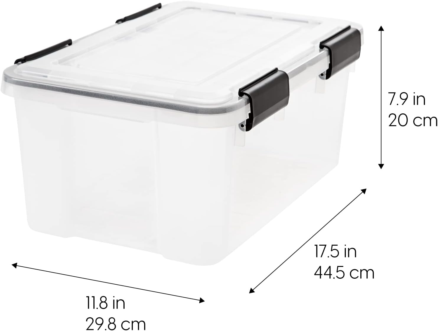 7.9 in (20 cm)  
17.5 in (44.5 cm)  
11.8 in (29.8 cm)