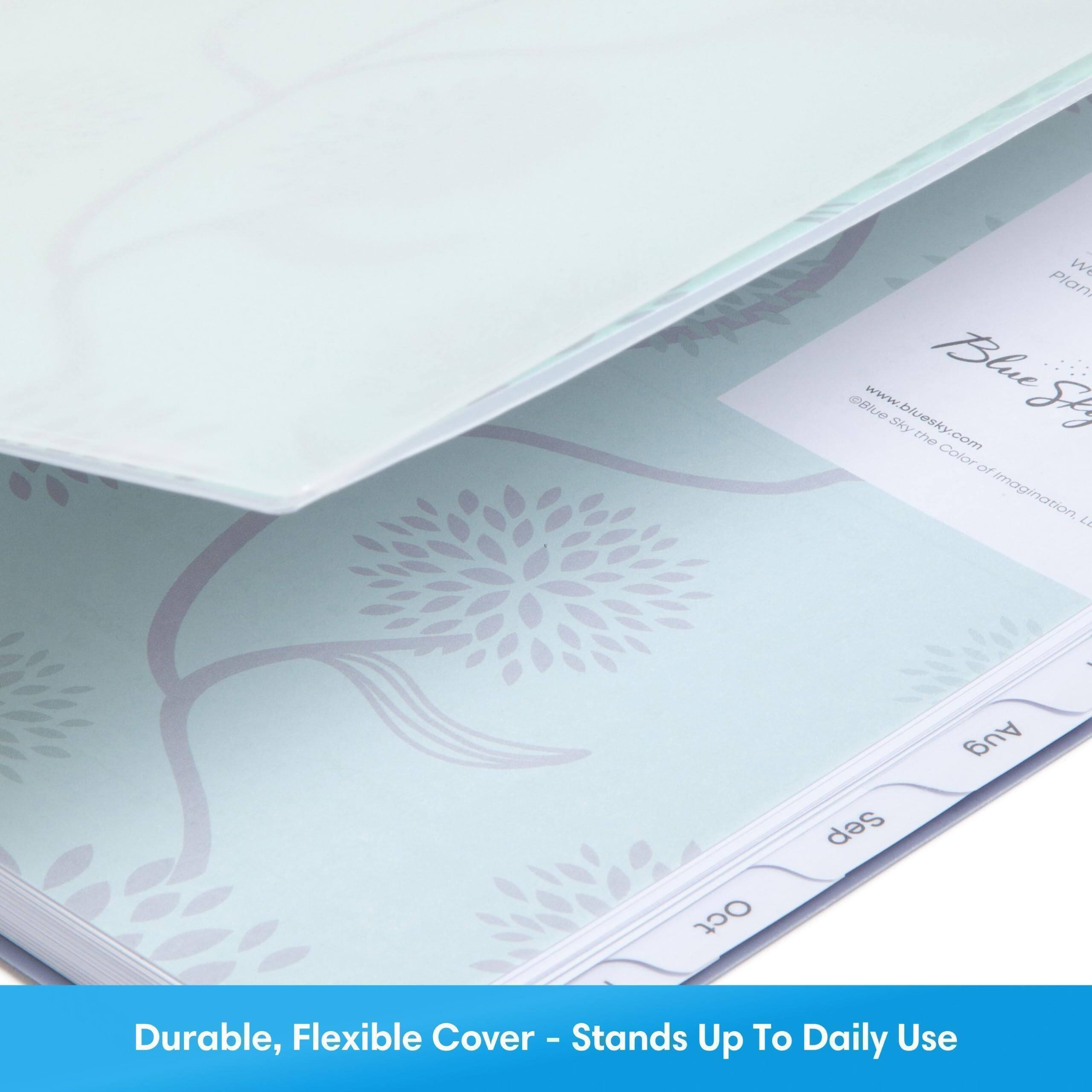 - w Plan Blue www.Blue Sty www.bluesky.com Sky the Color of Imagination, <<

Oct
Sep
Aug

Durable, Flexible Cover - Stands Up To Daily Use