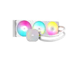 CORSAIR - NAUTILUS 360 RS ARGB RS120 Fans - LGA 1851, AM5/AM4 - Daisy-Chain & Motherboard Connect - White