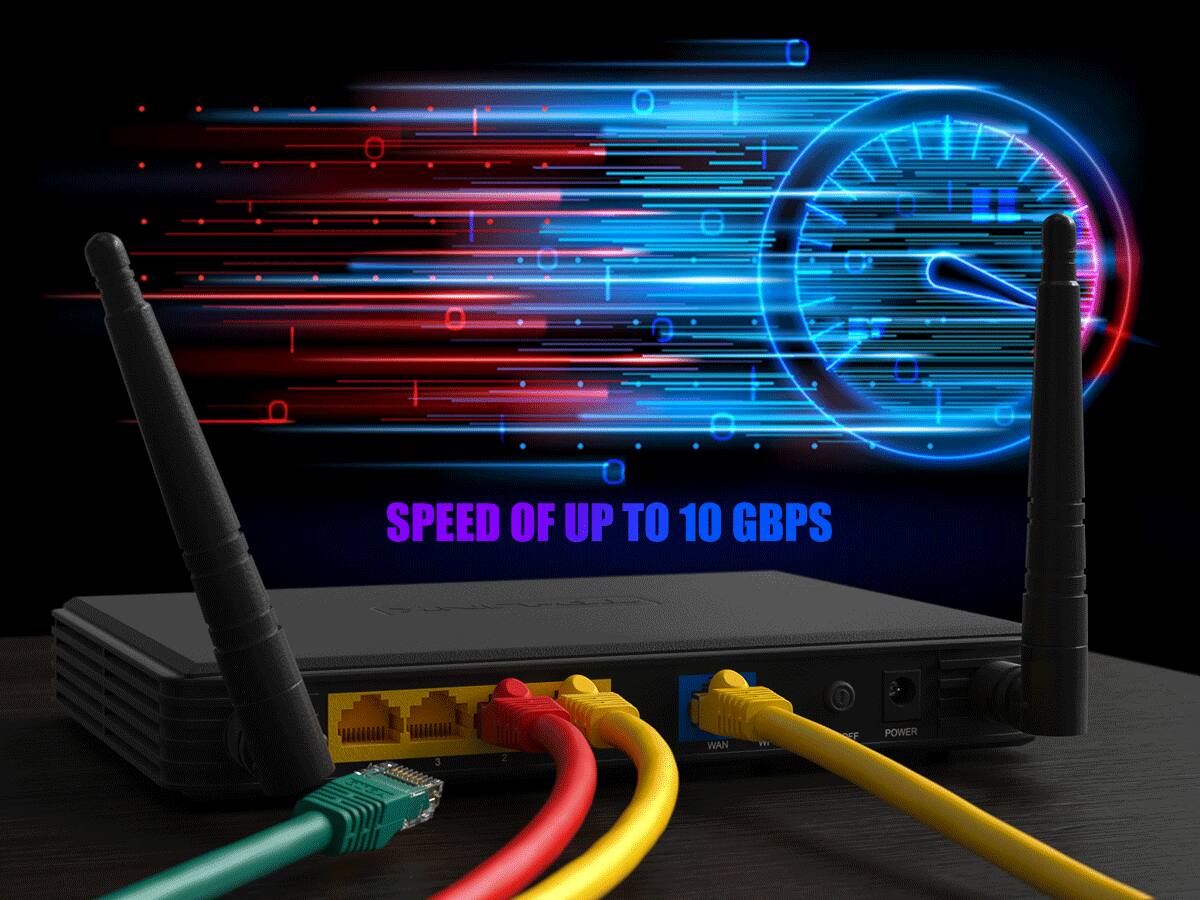 SPEED OF UP TO 10 GBPS  
WAN  
POWER