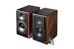 Front. Edifier - S3000MKII Audiophile Hi-Fi/Hi Res Active Bookshelf 2.0 Speakers, Computer Speakers - 256W - Bluetooth 5.0 HD - Brown.