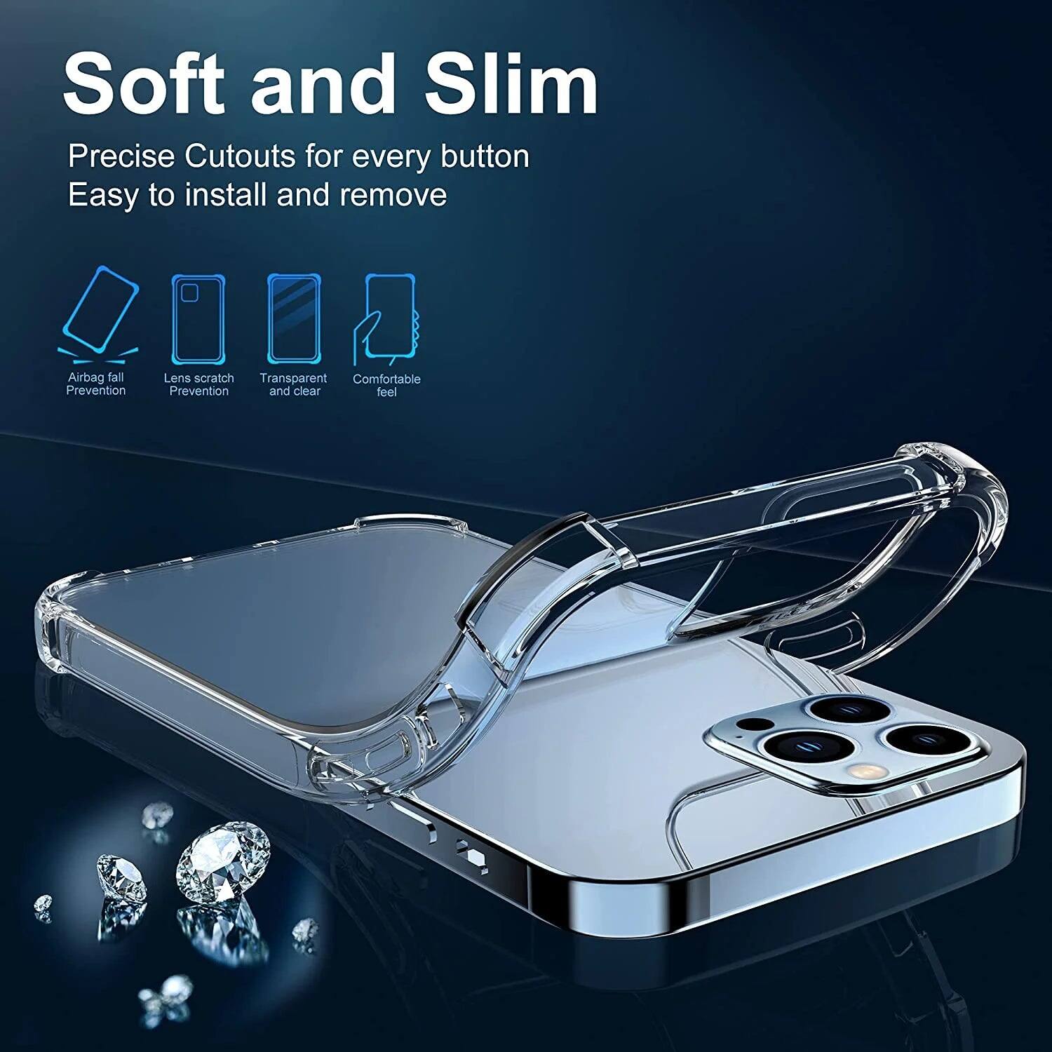Soft and Slim
Precise Cutouts for every button
Easy to install and remove
Airbag fall Prevention
Lens scratch Prevention
Transparent and clear
Comfortable feel