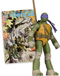 McFarlane Toys - Teenage Mutant Ninja Turtles - Page Punchers - Donatello 5" Action Figure with - COLLECTIBLES