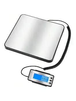 Stamp n Camp - Digital scale surface, tare function, Modern Design, User-Friendly, Digital Display - Stainless Steel