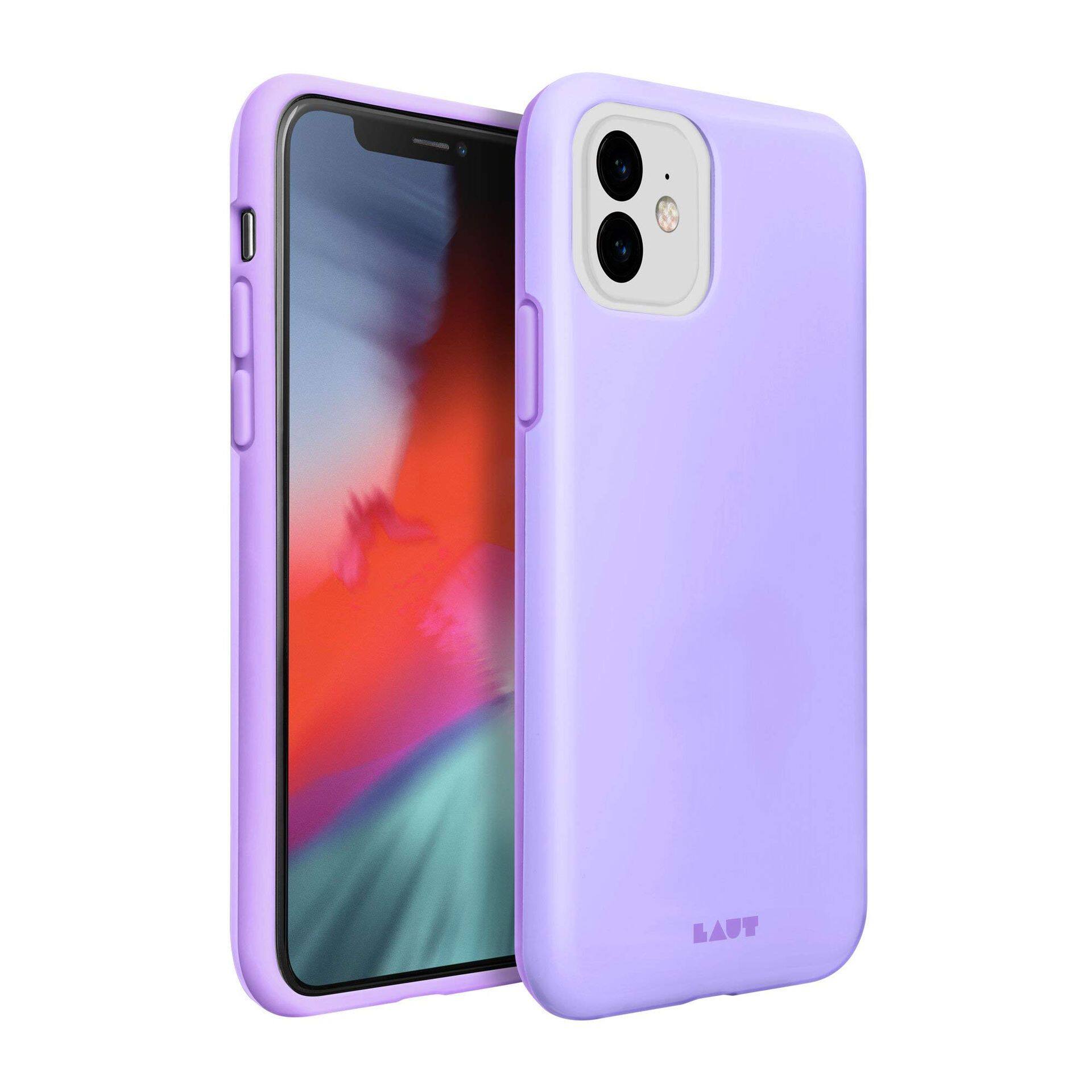 Front. LAUT - Laut | Huex Pastels For Iphone 11 | Refreshing Pastel Colors | • Violet - Multi.