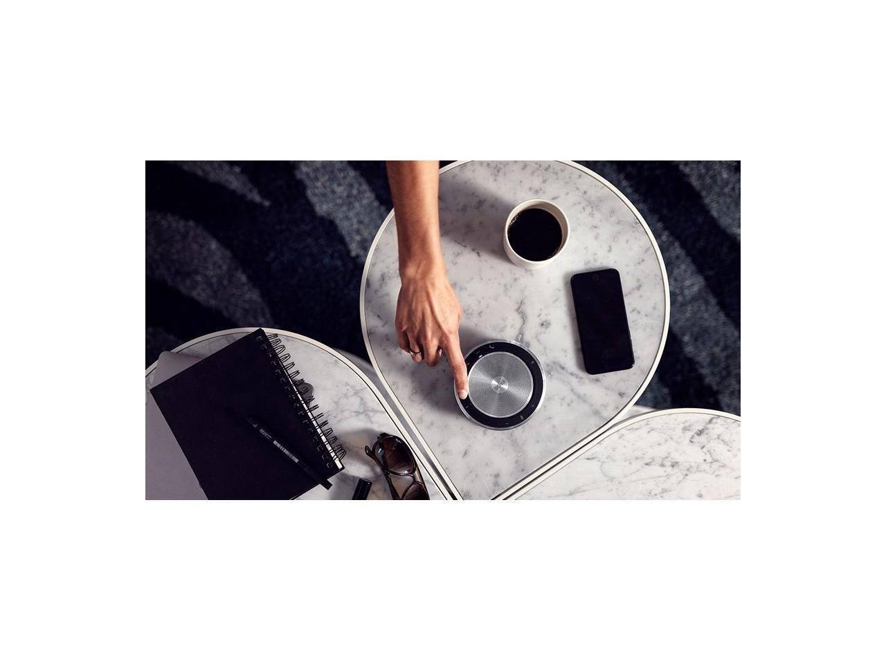 Alt View 1. Sennheiser - EPOS EXPAND SP 30T Speakerphone - USB - Microphone - Battery - Black, Silver - 1000225 - Black.