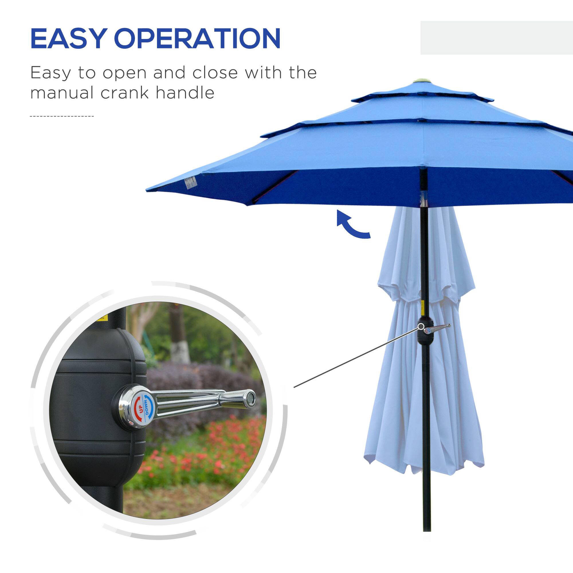 EASY OPERATION  
Easy to open and close with the manual crank handle