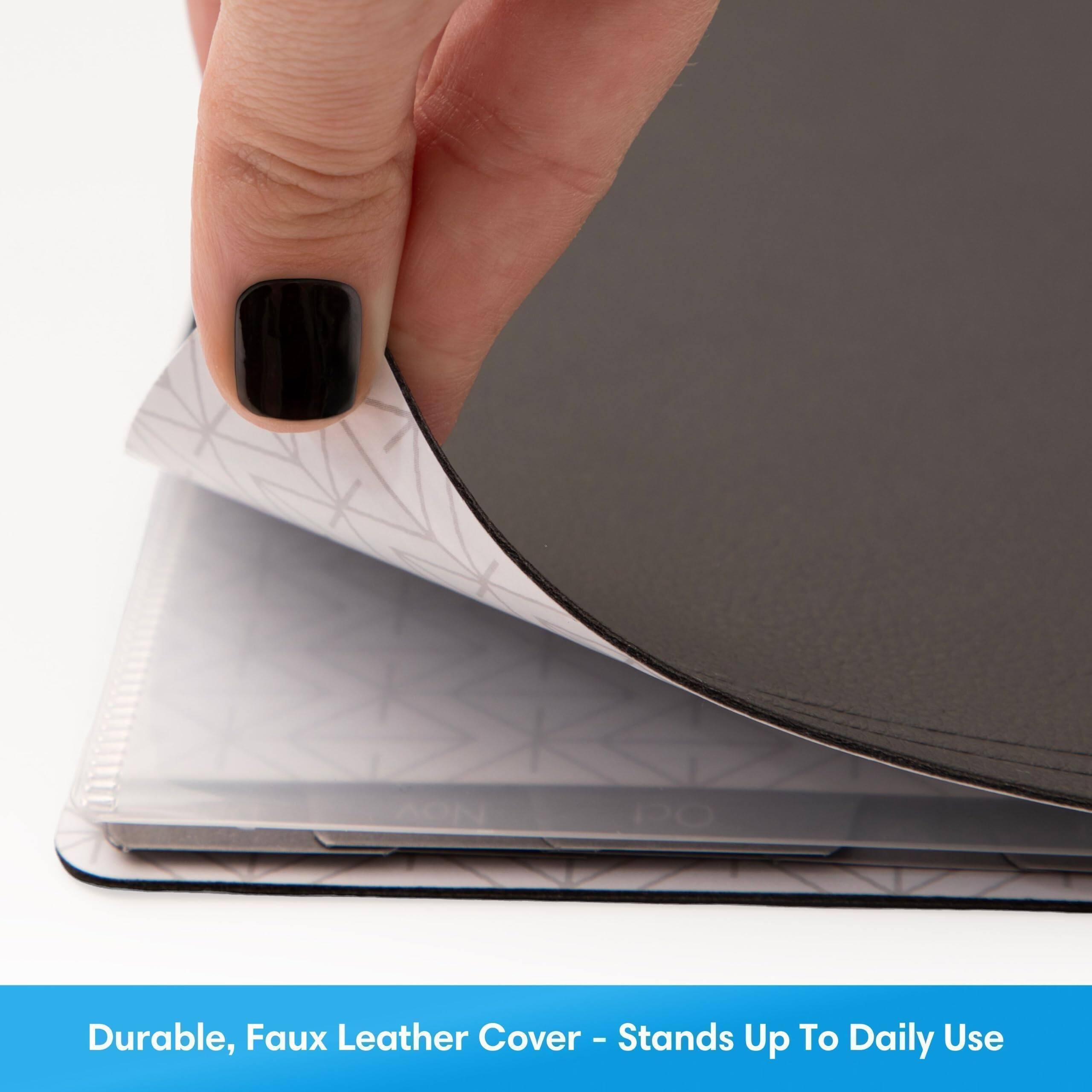 Durable, Faux Leather Cover - Stands Up To Daily Use