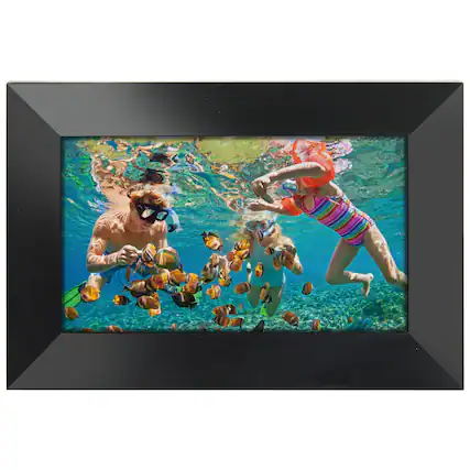 Front. iLive - iLive Capture 7-inch Wi-Fi Photo Frame, IPFW763B.