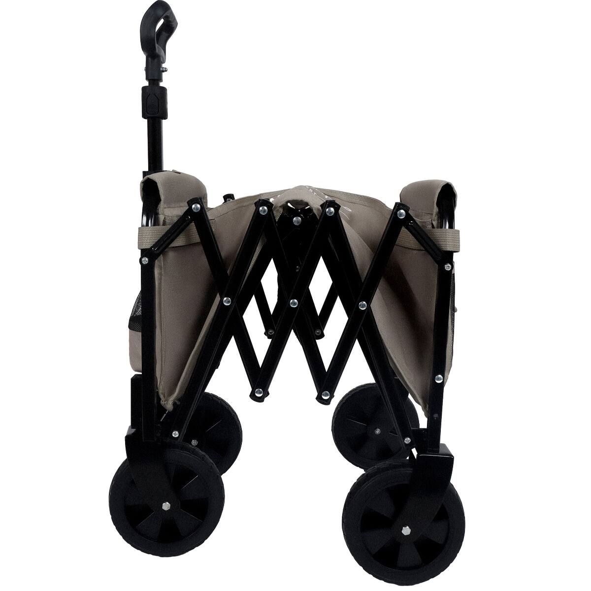 Alt View 10. Loheer - Loheer Collapsible Utility Wagon with Dual Layer Storage Pocket and Steel Frame for Camping Gardening and Shopping.