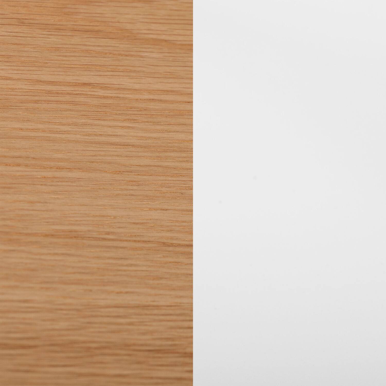 Alt View 5. Universal Expert - Universal Expert Abacus Extendable Dining Table, Oak and White - Oak and White.
