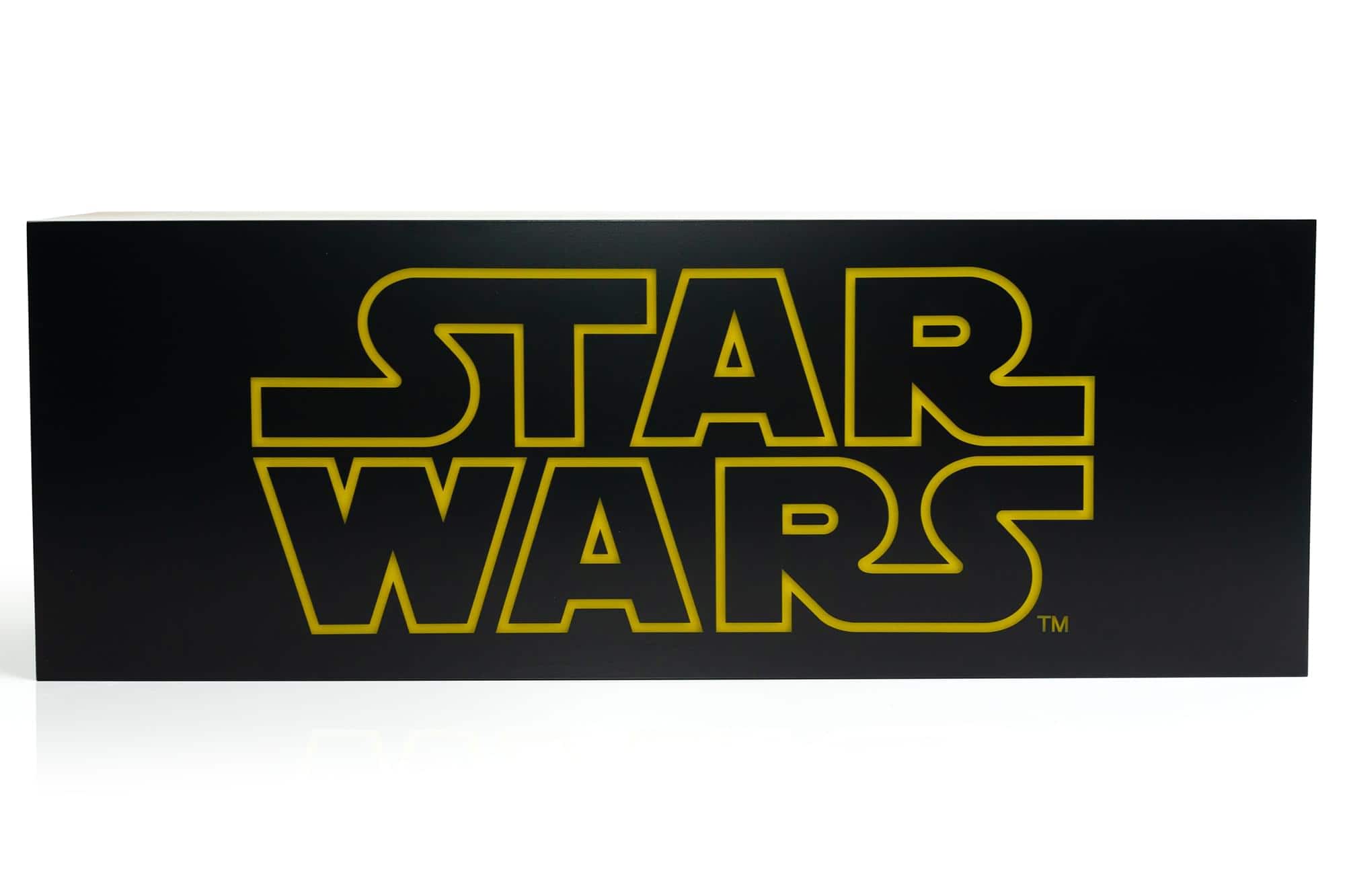 Ukonic - Star Wars Official Logo 17-Inch Light Box | Electric/USB Mood Light - Black