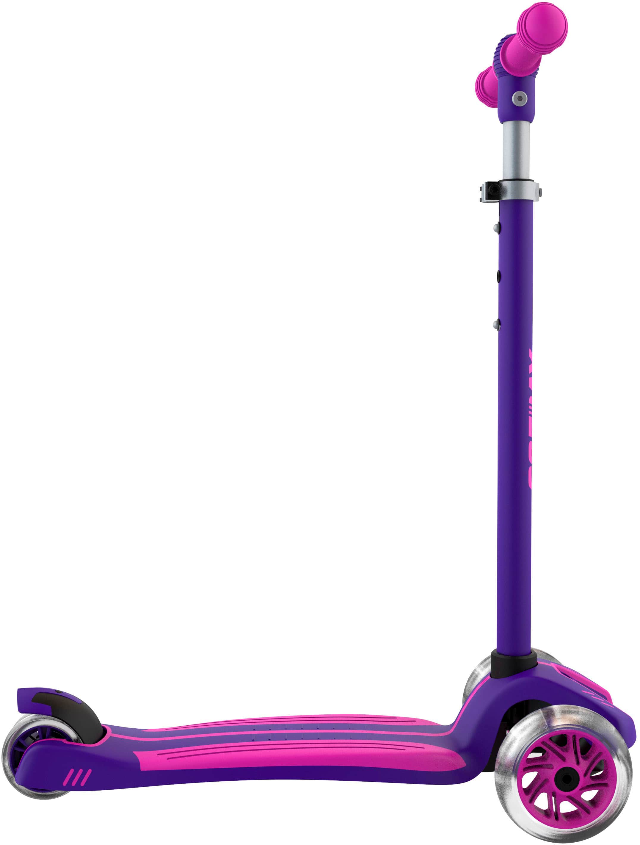 Alt View 12. GoTrax - LS1 3-Wheel Kick Scooter - Purple.