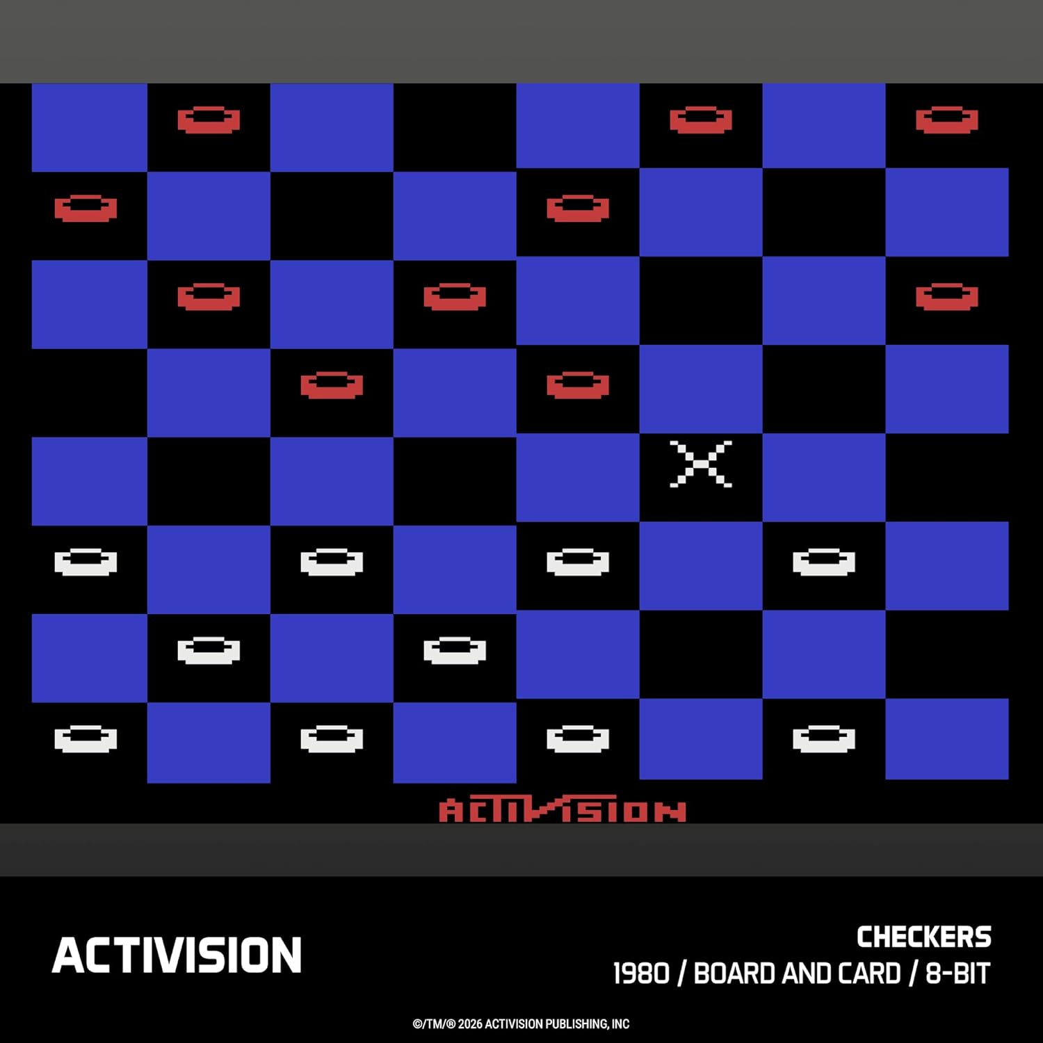 ACTIVISION CHECKERS 1980 / BOARD AND CARD / 8-BIT / TM / © 2026 ACTIVISION PUBLISHING, INC