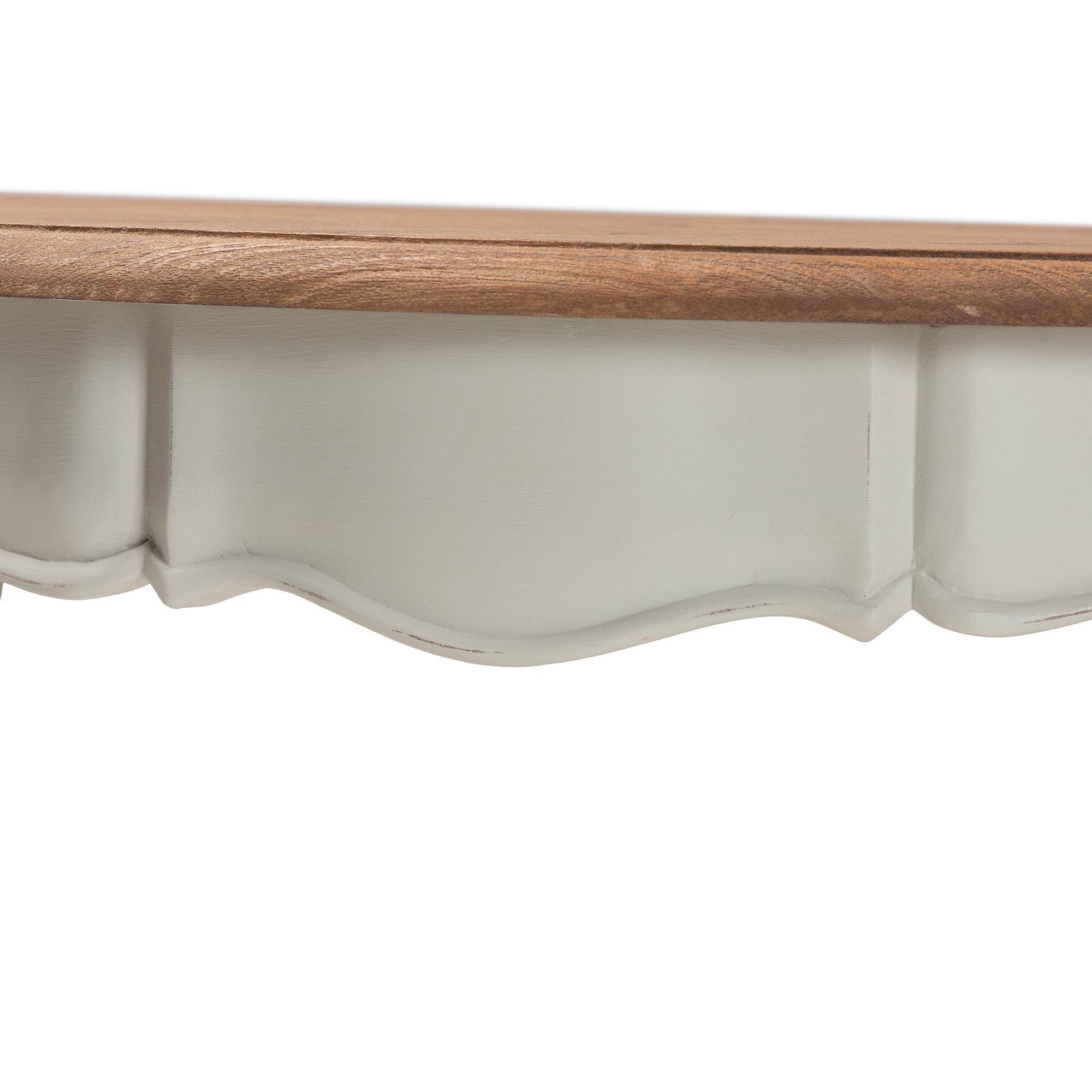 Alt View 1. Baxton Studio - Cordelia Country Cottage Farmhouse  and Finished Console Table - Natural Brown/Greyish Beige.