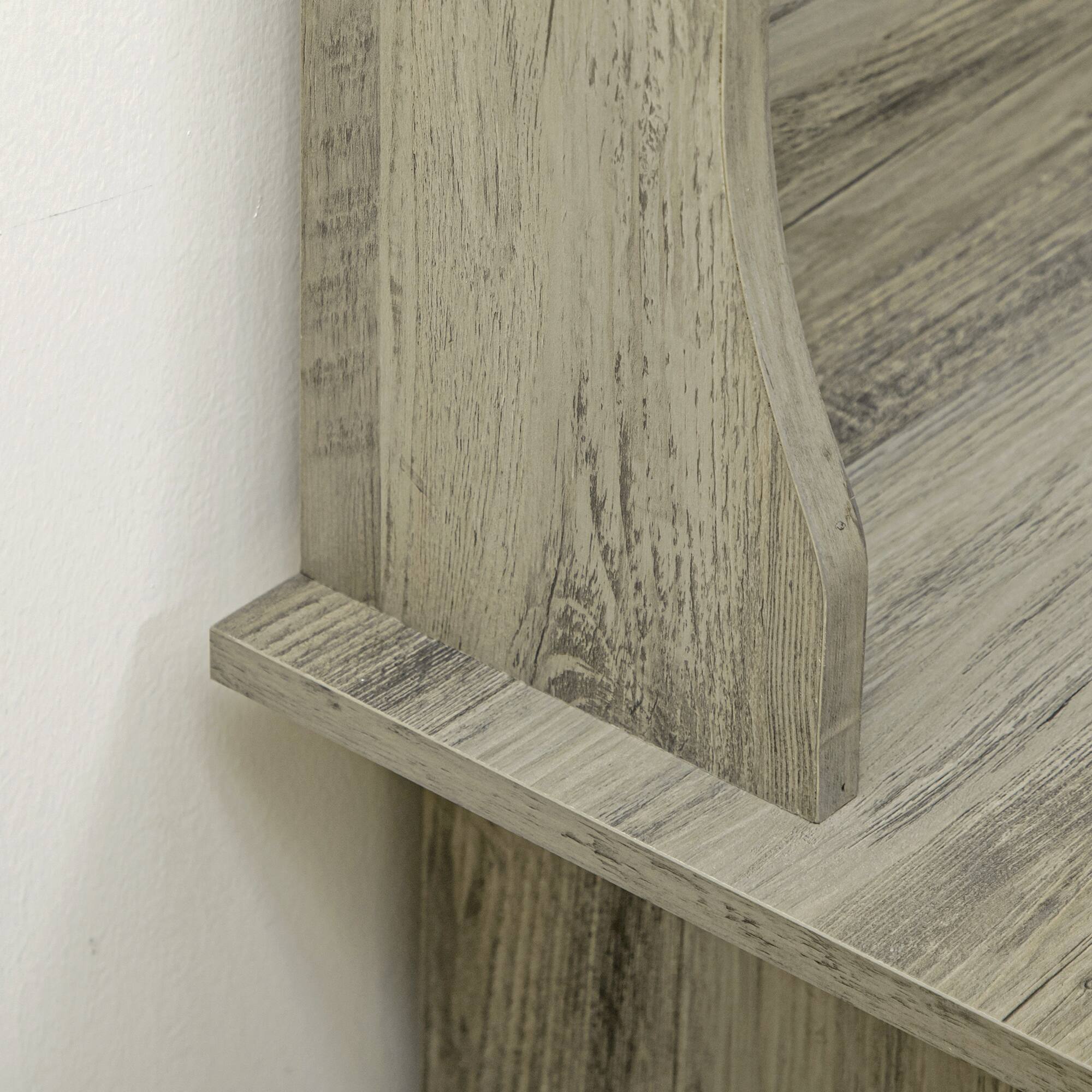 Alt View 7. Homcom - Hall Tree with Shoe Storage Bench Entryway Bench for Living Room - Gray.