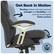 Alt View 12. Serta - Upholstered Back in Motion Health & Wellness Manager Office Chair - Fabric - Dark Gray.