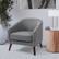 Left. CorLiving - Elwood Modern Tub Chair - Grey.