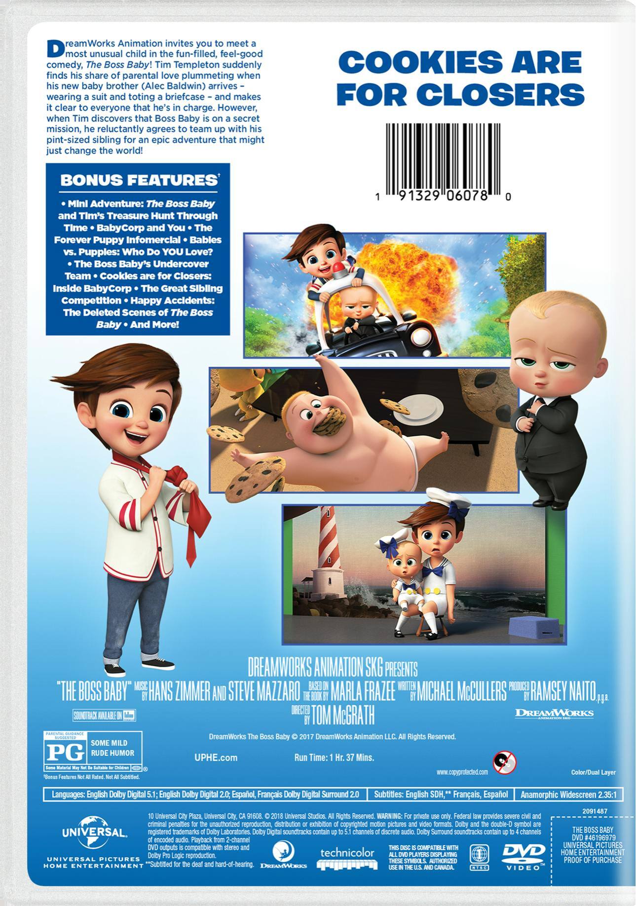Angle. The Boss Baby (2018) (DVD New Box Art) [DVD].
