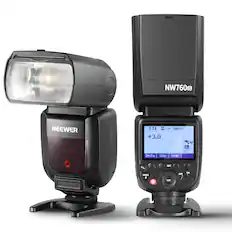 NW760s 5 NEEWER TTL A Zooms 200 mm +3.0 3 AF +H ZM/Fn TCM SYNC Le RST NEEWER MODE SET OFF ON