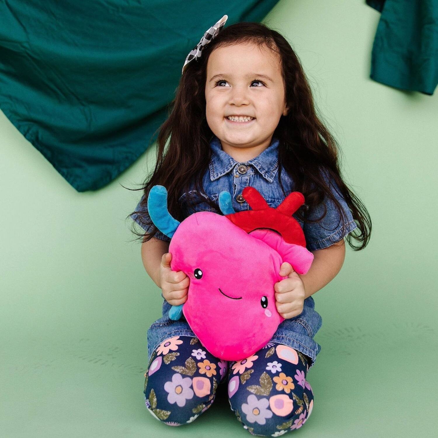 Alt View 2. Nerdbugs - Heart Plush Organ Toys.