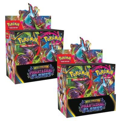 Pokmon ME2 Phantasmal Flames Booster Boxes (2 Pack) - Best Buy Pokmon ME2 Phantasmal Flames Booster Boxes (2 Pack) - Best Buy