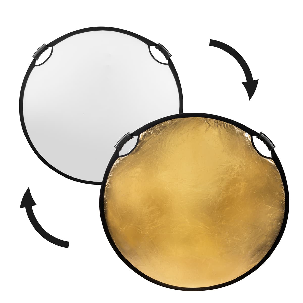 "Glow - Circular Collapsible Reflector with Handles (42"", Gold/White)" price history on PriceWatchPro