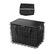 Alt View 5. VEVOR - Rear Bike Basket, Folding Wire Bicycle Basket with Cargo Net, Removable Liner Bag & Waterproof Cover - Black.