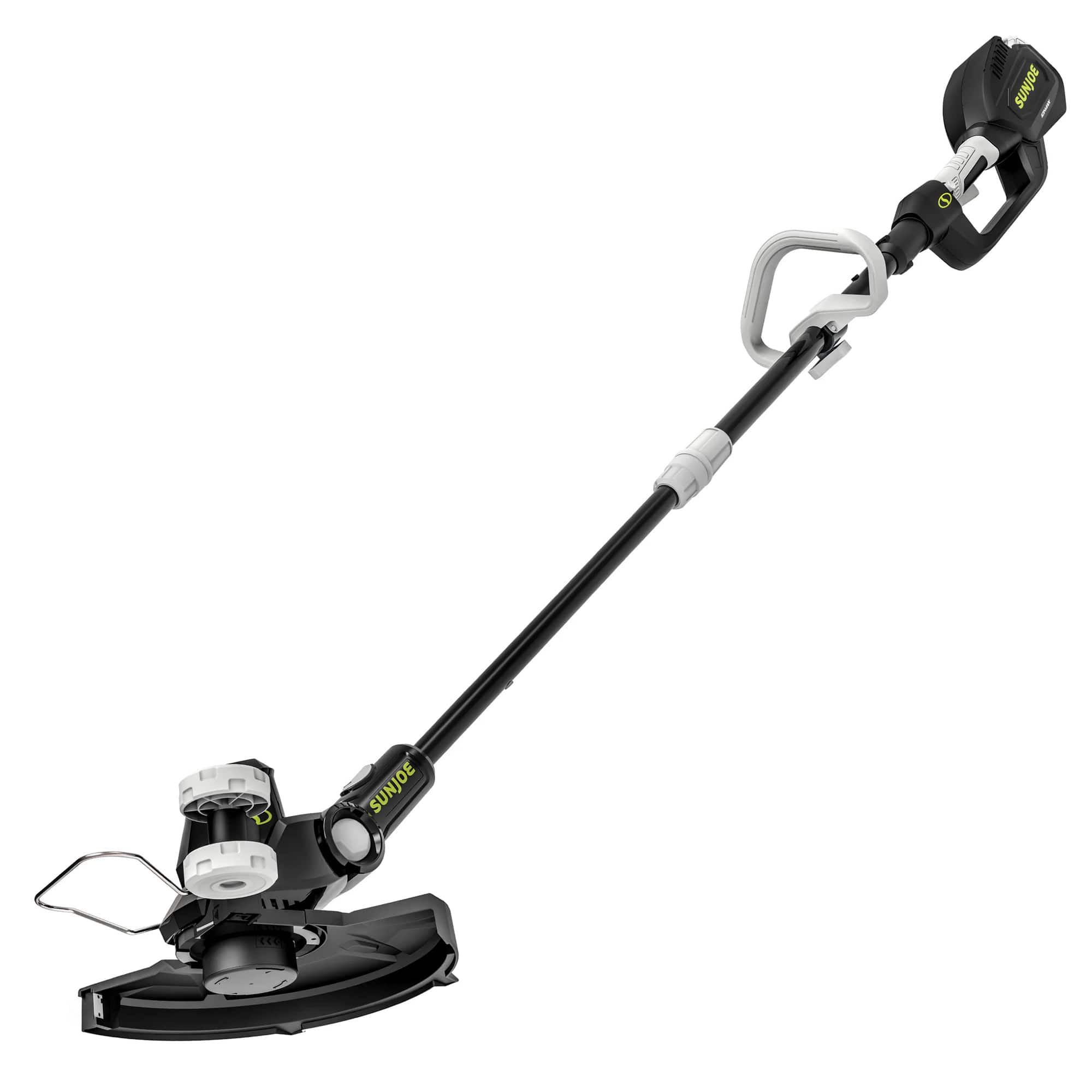 Sun Joe - 24V 12" Multi-Angle Head Cordless Dual Line String Trimmer, 24V-ST14-CT - Black