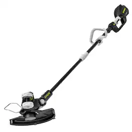 Sun Joe - 24V 12" Multi-Angle Head Cordless Dual Line String Trimmer, 24V-ST14-CT - Black