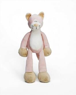 TriAction Toys - Teddykompaniet Diinglisar Collection 15 Inch Plush Animal | Cat - Pink