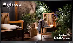 Sylvox - 65" Patio Class Series 4K UHD Google System Partial Sun IP55 Waterproof Smart Outdoor TV (2025) - Front_Zoom
