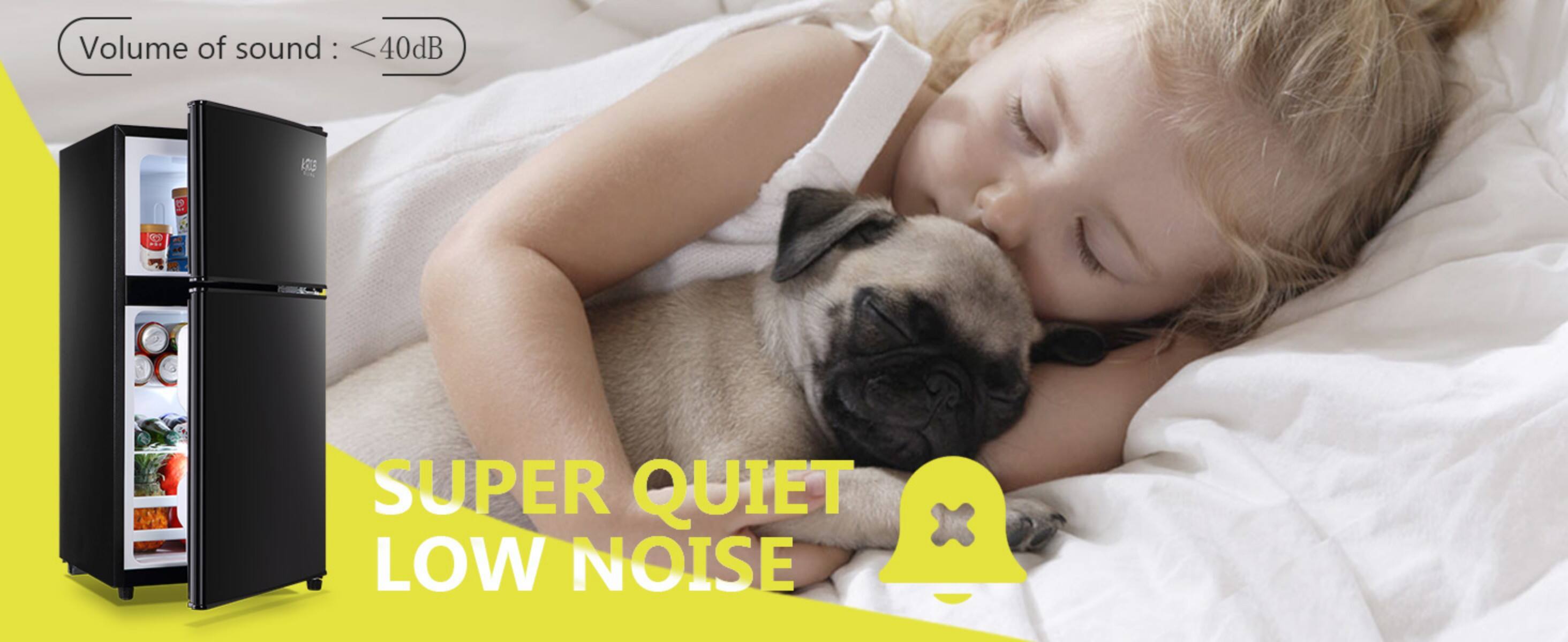 Volume of sound: <40dB

SUPER QUIET LOW NOISE