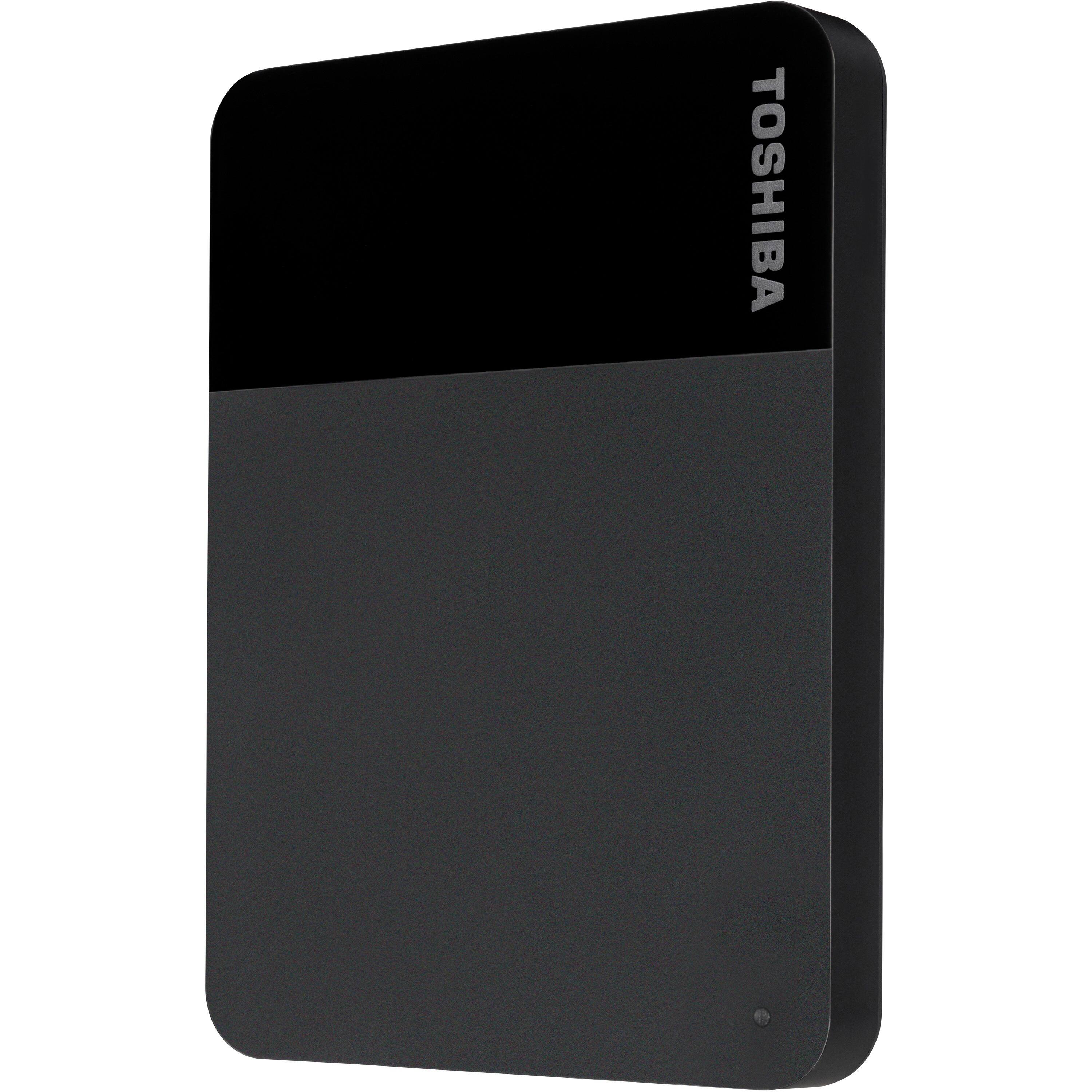 Alt View 5. Toshiba - Toshiba Canvio Ready HDTP310XK3AA 1 TB Portable Hard Drive - External - Black - MAC Device Supported - USB 3.0  - 1 / - Black.