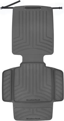 WeatherTech - Child Car Seat Protector with Back | Anti-Skid, Waterproof Spill Protection, Prevents Seat Compression – - Black