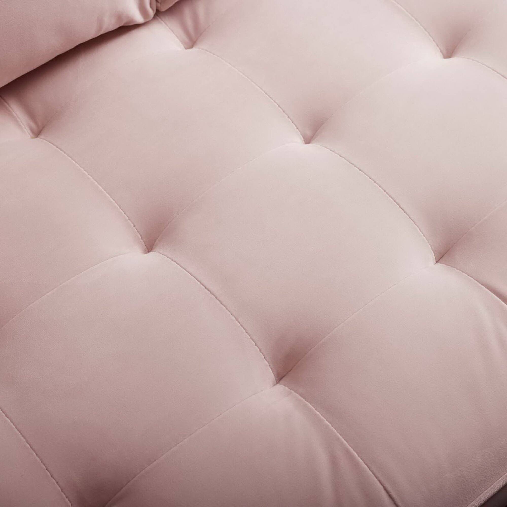 Alt View 6. Modway - Valour Performance Velvet Sofa by Modway - Red.