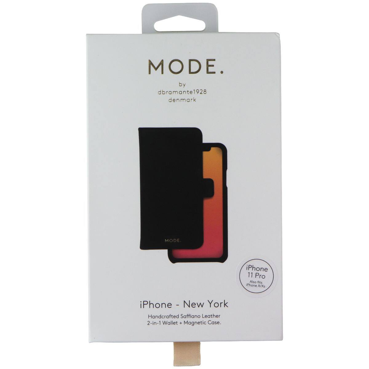 MODE. by dbramante1928 denmark

iPhone 11 Pro Also fits iPhone Xs

iPhone - New York

Handcrafted Saffiano Leather 2-in-1 Wallet + Magnetic Case.