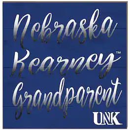Jardine - Nebraska-Kearney Lopers 10'' x 10'' Grandparent Plaque - Navy