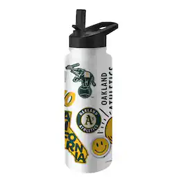 Logo Brands - Oakland Athletics 34oz. Native Quencher Bottle - Multicolor
