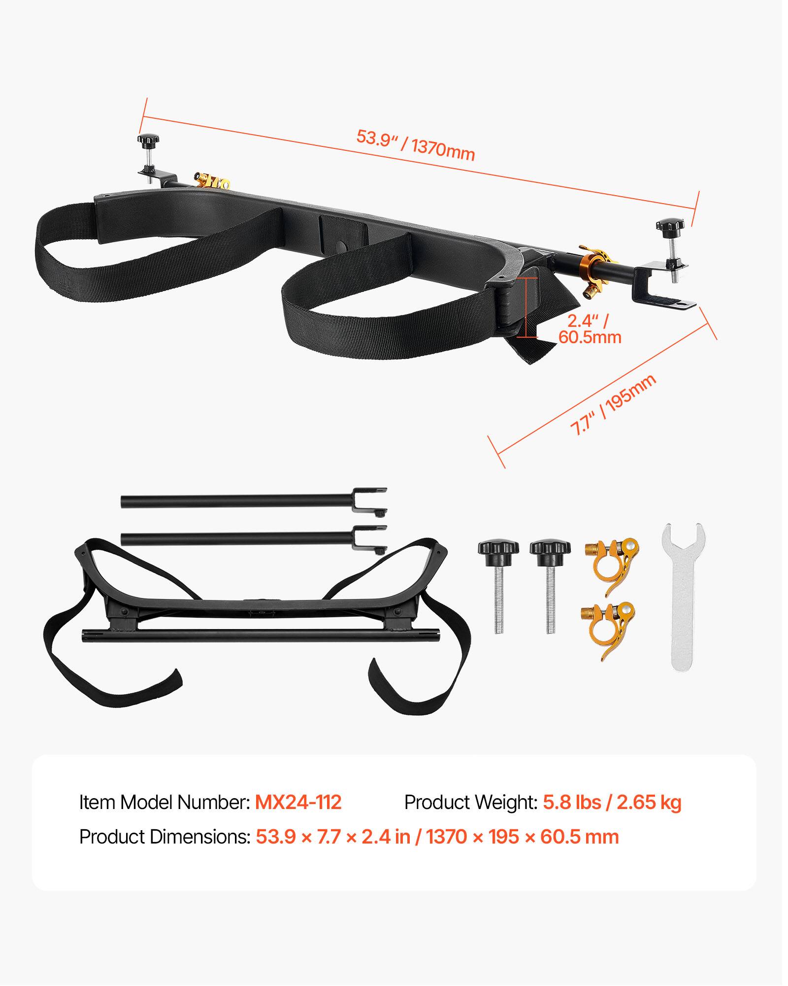 T0 53.9" I 1370mm 2.4" / / 60.5mm I 195mm 7.7" 11 I1 110 II

Item Model Number: MX24-112

Product Weight: 5.8 lbs / 2.65 kg

Product Dimensions: 53.9 x 7.7 x 2.4 in / 1370 x 195 x 60.5 mm