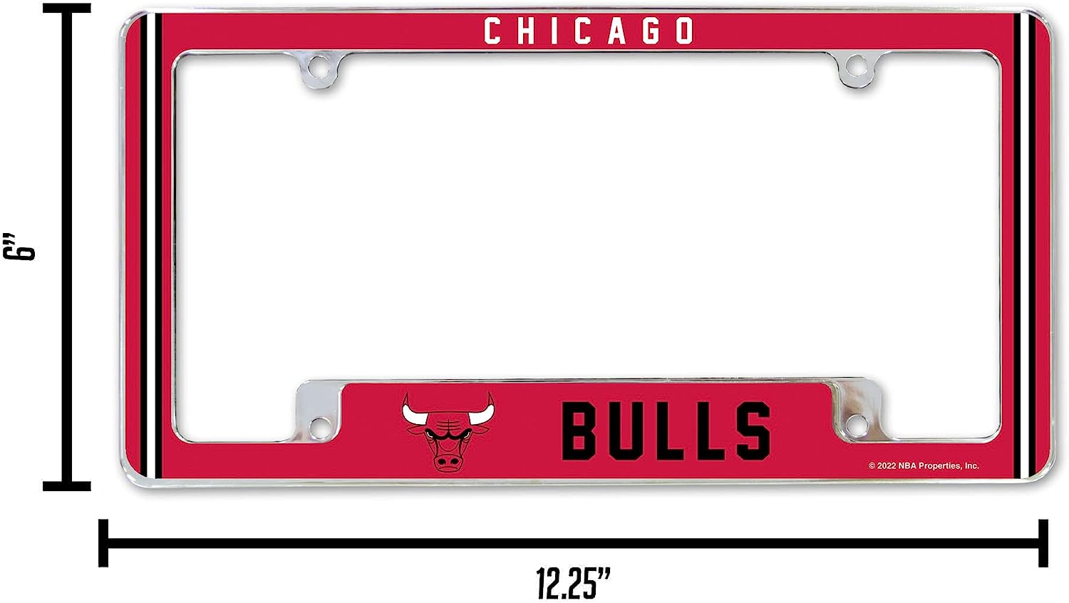 CHICAGO  
BULLS  

6"  
12.25"  

© 2022 NBA Properties, Inc.