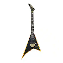 Jackson - X Series Rhoads RRX24 6-String Guitar (Black with Neon Yellow Bevels)