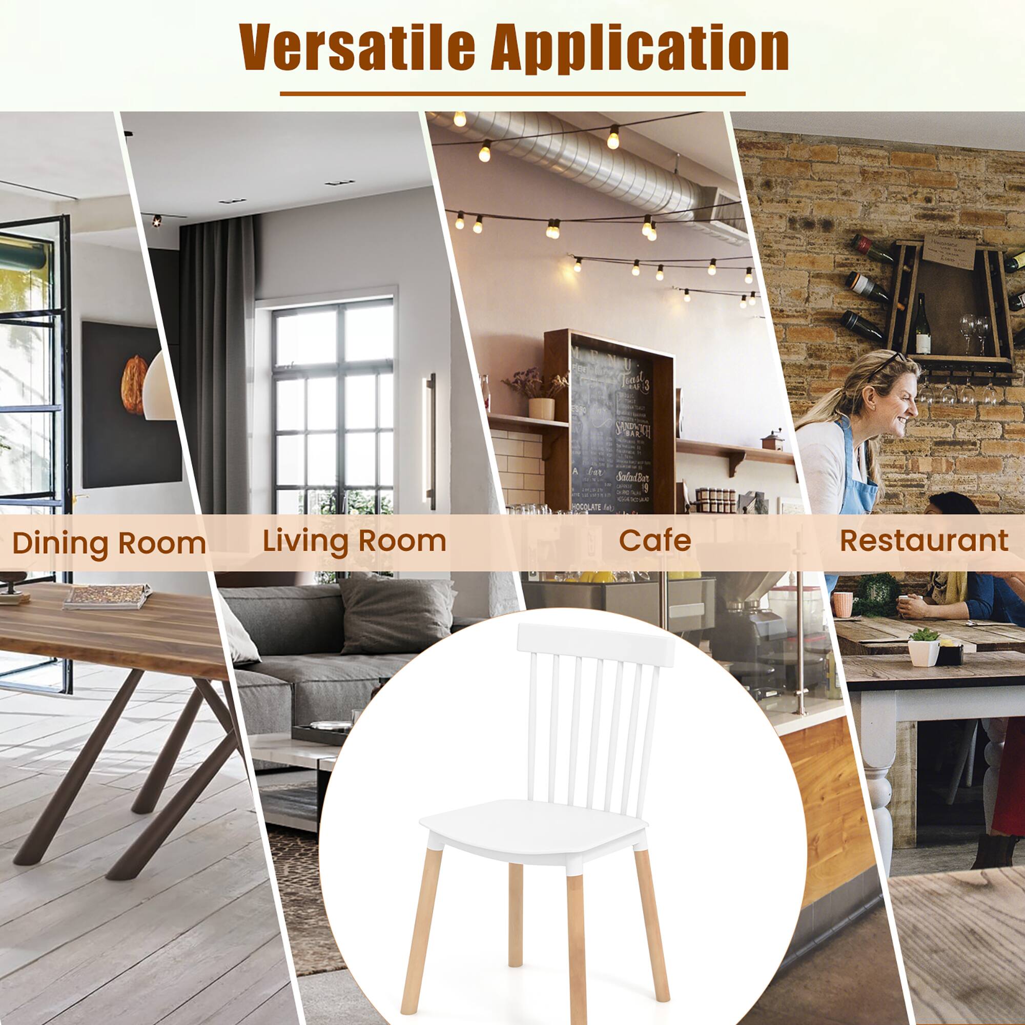 Versatile Application

Dining Room  
Living Room  
Cafe  
Restaurant