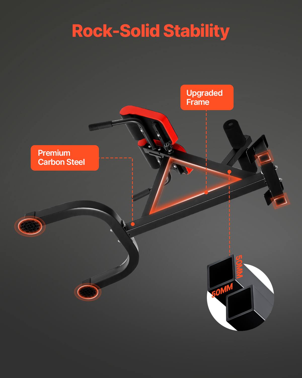 Rock-Solid Stability

Upgraded Frame

Premium Carbon Steel

50MM

50MM
