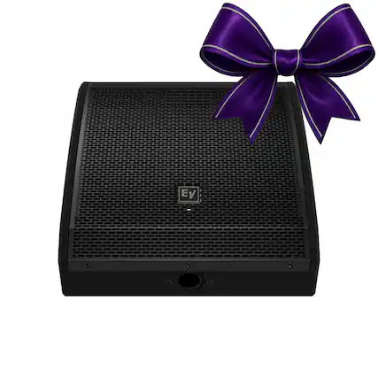 Front. Electro-Voice - Electro-Voice PXM-12MP Powered 700 Watt 12 Monitor.